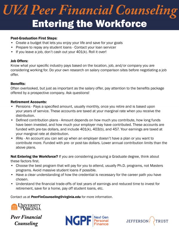 Tips about entering the workforce from the text below are shown in bullet-point format.